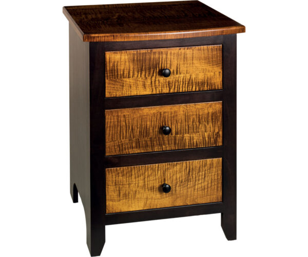 Classic Shaker 3 Drawer Nightstand