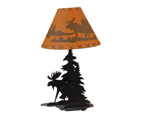Metal Table Lamp - Moose