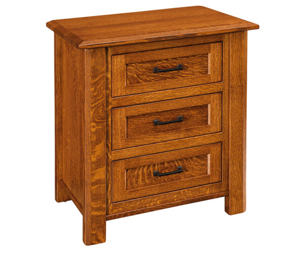 Hudson 3 Drawer Nightstand