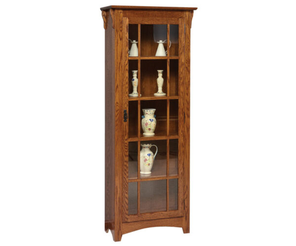 Mission Single Door Bookcase