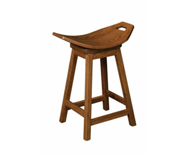 Mission Saddle Bar Stool