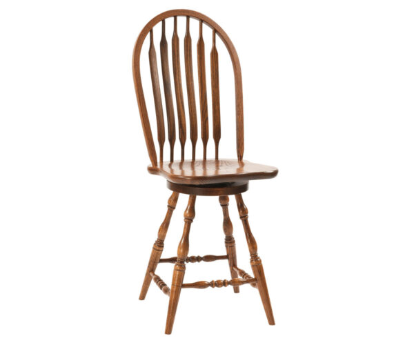 Bent Paddle Swivel Barstool