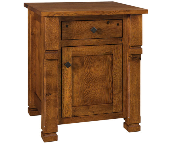Brockport 1 Door 1 Drawer Nightstand