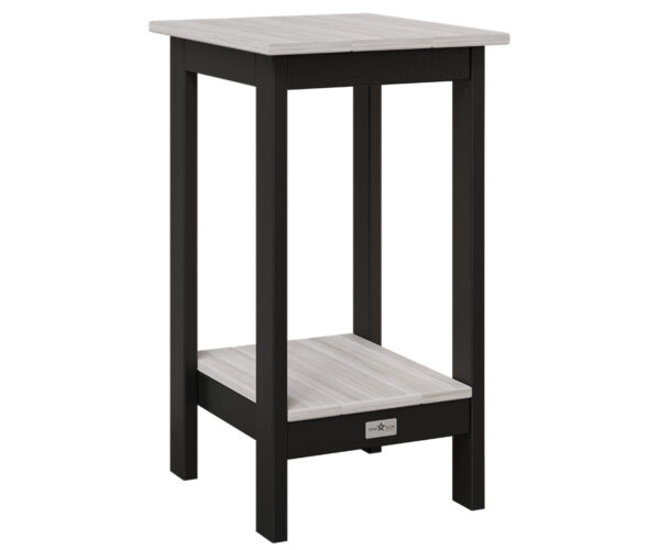Classic Rectangle Counter Height End Table
