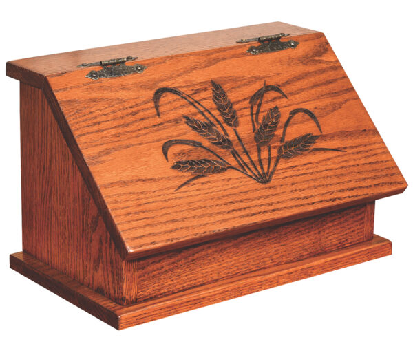 Wheat Design Bread Box
