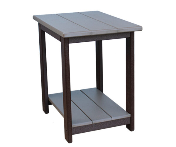Two Tier Rectangle End Table