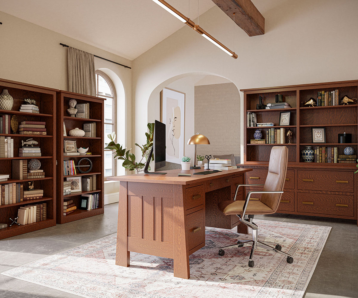 Freemont Mission Credenza - Image 2