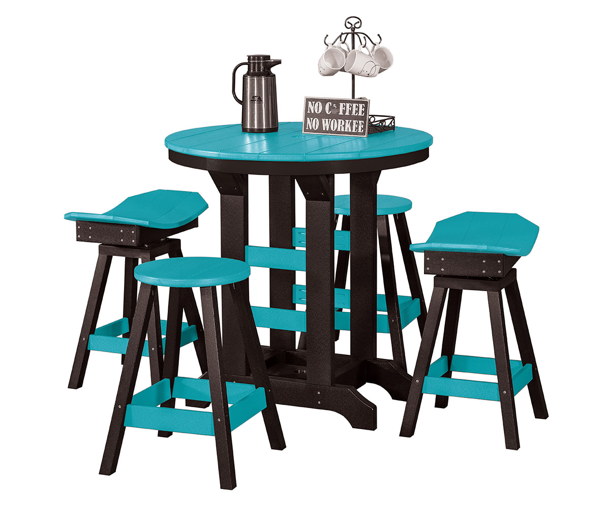 Saddle Swivel Bar Stool - Image 2