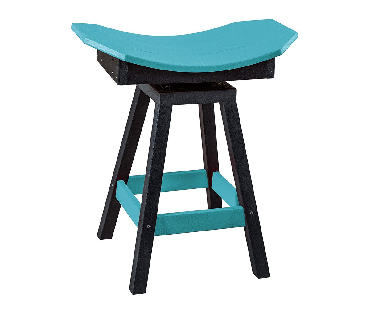 Saddle Swivel Bar Stool