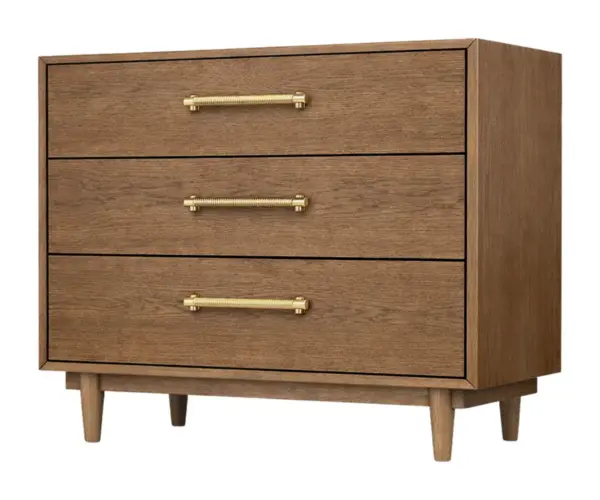 Midtown 3 Drawer Nightstand